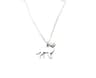 Sterling Silver Golden Retriever Pendant