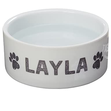 Personalization Universe Farmhouse Ceramic Dog Bowl