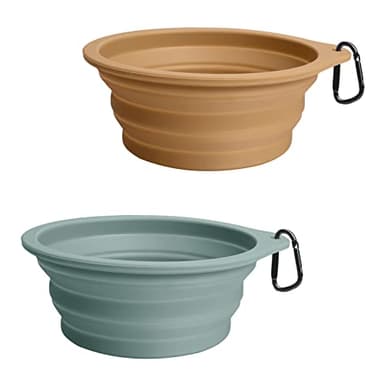 PetBonus Collapsible Silicone Bowls (2-Pack)