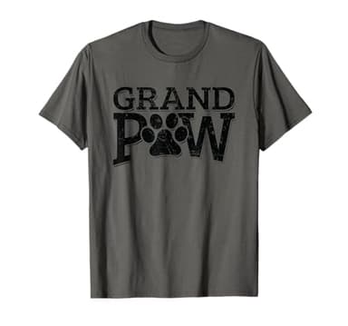 “Grandpaw” Dog Grandpa T-Shirt