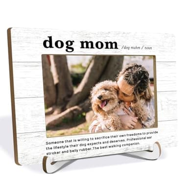 Dog Mom 4x6 Tabletop Photo Frame