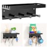 Wall-Mount Dog Leash & Key Holder