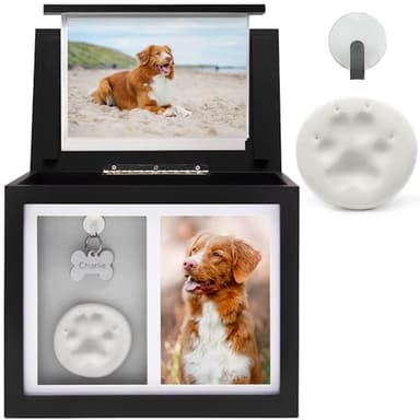 Chasing Tails Dog Urn Photo Keepsake Box