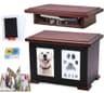 Solid Wood Dog Urn for Ashes, Up to 150 lb