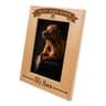 Engraved Wood Frame with Their Dog's Name (4x6)