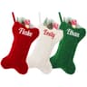 ULICO Personalized Bone-Shaped Dog Christmas Stocking