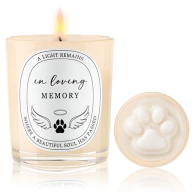 Pet Loss Memorial Soy Candle