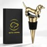 Bronze Dachshund Wine Bottle Stopper