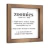 'Zoomies' Funny Dog Wall Sign