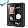 Pine Pet Memorial Shadow Box with Adjustable Dividers (12 x 14.7 in)