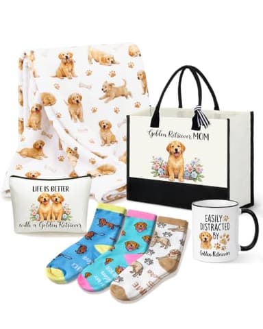 7-Piece Golden Retriever Gift Set