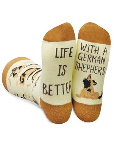 German Shepherd One-Size Crew Socks