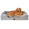 Orthopedic Memory-Foam Dog Bed with Bolstered Sides
