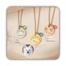 Custom Dog-Ears Outline Name Necklace