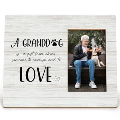 “A Granddog” Wood Photo Frame (4×6)