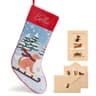 Loosusu Personalized Dog Christmas Stocking with Velvet Cuff