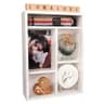 Pet Memorial Shadow Box with Shelves and Paw Print Kit (8.5 x 12 x 3 in)