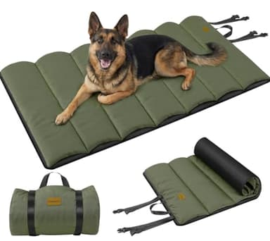 Gimars Roll-Up Waterproof Outdoor Dog Bed
