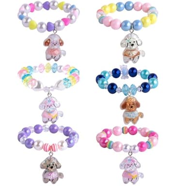 Puppy Charm Bracelets (Party-Favor Pack)