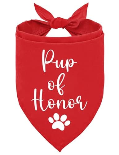 “Pup of Honor” Wedding Bandana