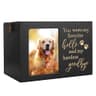 Wooden Pet Memorial Urn Box with Photo Frame