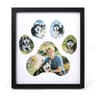 Paw Print Photo Collage Frame (holds 5 pictures)