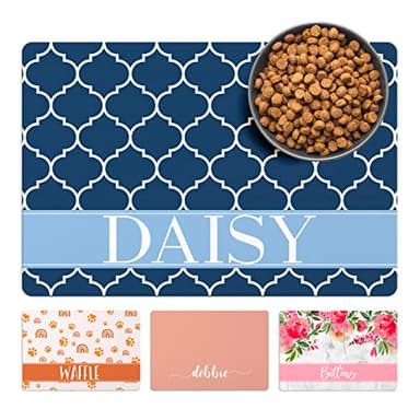 Brd Gifts Personalized Dog Food Mat