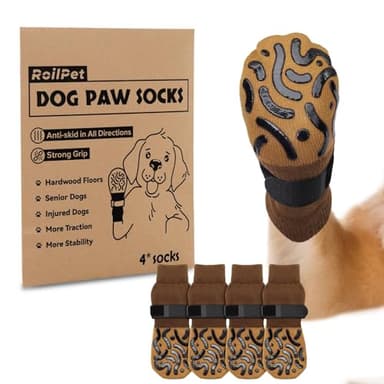 Non-Slip Grip Socks for Senior Dogs