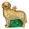 Mouth-Blown Glass Golden Retriever Ornament