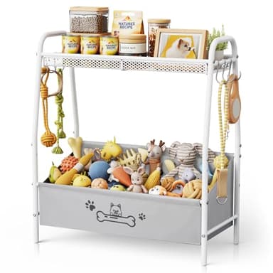 Large Dog Toy Basket with Storage Organizer