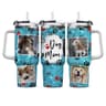 Personalized Dog Mom Photo 40oz Tumbler