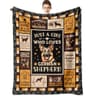German Shepherd Throw Blanket (60 x 50 in)