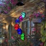 Solar Paw-Print Memorial Wind Chime