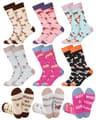 Dachshund Crew Socks, Six Pairs