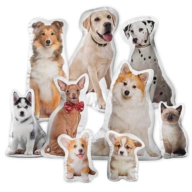 20-Inch Pet-Shaped Photo Pillow