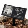 Personalized Granite Pet Memorial Photo Stone