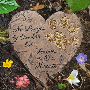 Rainbow Bridge Dog Memorial Garden Stone